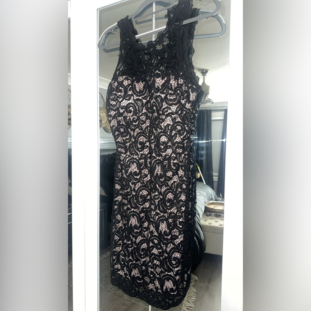 Midi Little Black Dress BLING but CLASSY!